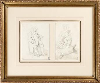 CLAUDE-JOSEPH VERNET (Avignon 1714-1789 Paris) Group of 7 drawings.